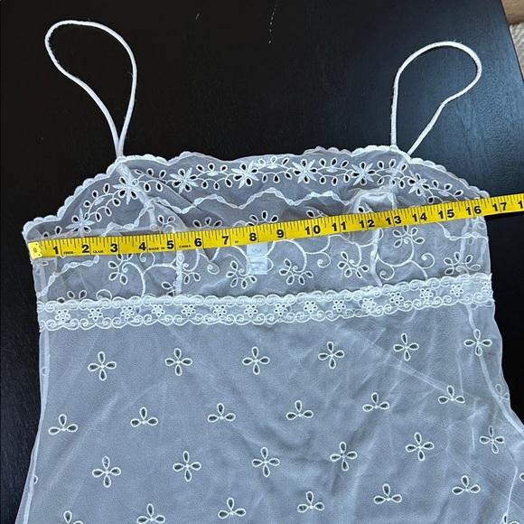 Vintage Y2K Sheer Victoria’s Secret Slip Mini chemise Dress - Picture 4 of 6